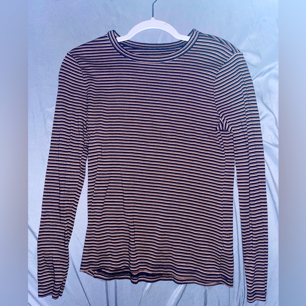 Striped long sleeve shirt